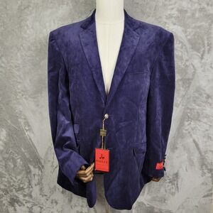Inserch Blazer‎ Men's XL Navy Blue 2 Button Limited Edition Style Italy Jacket